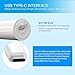 Sonic Electric Toothbrush, Aiwejay U2 White, IPX7 Waterproof. Adult Powerful Rechargeable.Clean and Massage.White