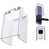 YJNBEST Weatherproof Flip-Cover for Smart Door Locks &amp; Keypads - Universal Rain Shield for Access Control Keypads, Door Phones, and Intercom Systems(Y140 - Flip lid)