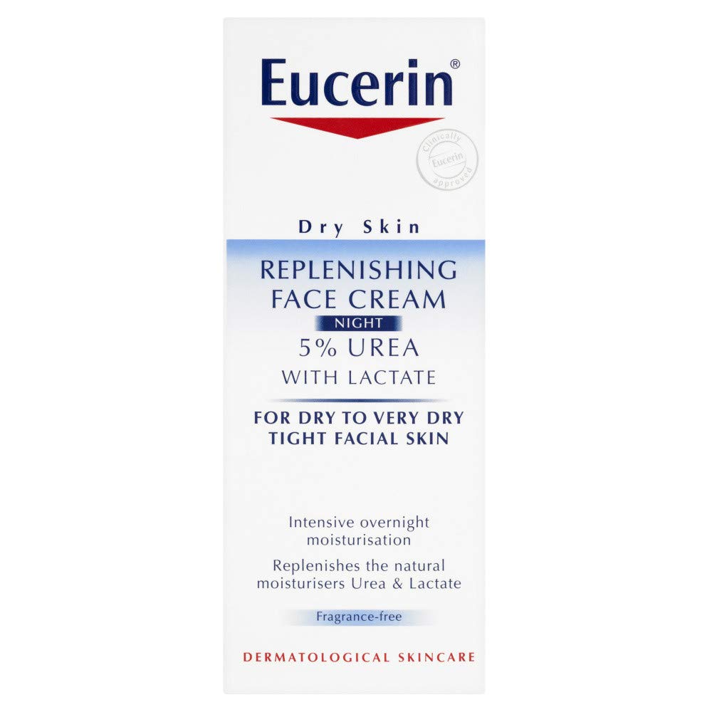 Eucerin Dry Skin Replenishing Face Night Cream 5 Urea