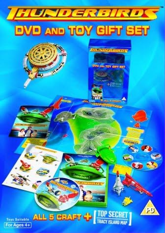 2004 Set of all 5 Thunderbirds and DVD BANDAI