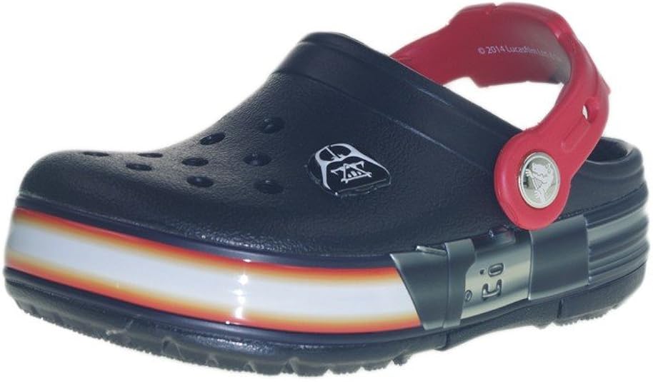 black flame crocs