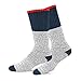 Soxnet Eco Friendly Heavy Weight Recyled Cotton Thermals Boot Socks 4 Pairs (10-13, Color Heel Top)