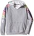 Under Armour Girls' Favorite Fleece Hoody True Gray Heather / White Medium
