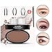CCbeauty Eyebrow Powder Stamper Seal Kit Eyebrow Kit Powder Makeup Eyebrow Tinting Coloring Kit,Light Brown