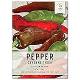 Seed Needs, Thick Cayenne Pepper Seeds - 60