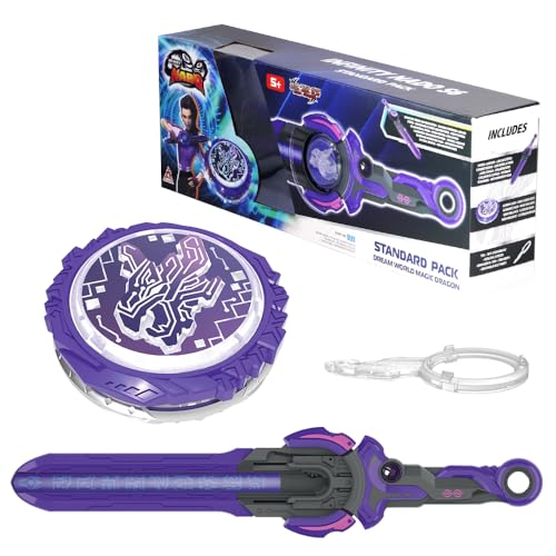 INFINITY NADO Spinning Tops Kids Metal Toy Battle Tops Spinning Tops Spinning Tops Kids Ages 5 6 7 8 9 10 11 12 Years Old Standard Pack Dream World Magic Dragon