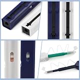 QOTSTEOS 2pc Fiber Optic Cleaner Pen LC MU 1.25mm SC ST 2.5mm Over 800 Cleans view 7