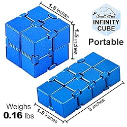 SMALL FISH Fidget Infinity Cube - Built-in Metal