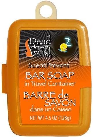Dead Down Wind Bar Soap + Travel Container (4.5oz) - Pack of 2!