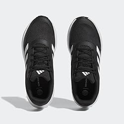 adidas Run Falcon 3.0 Shoe, Black/White/Black, 4.5