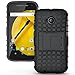 Sophmy Moto E (2nd Gen) Case, Hybrid Dual Layer Armor Protective Case Cover with Kickstand for Motorola Moto E (2nd Generation / 2015 Release) (Black)