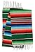 El Paso Designs Mexican Yoga Blanket - 51 x 74 inches - Colorful Studio Mexican Falsa Blanket - Ideal for Yoga, Camping, Picnic, Beach Blanket, Bedding, Home Decor Soft Woven