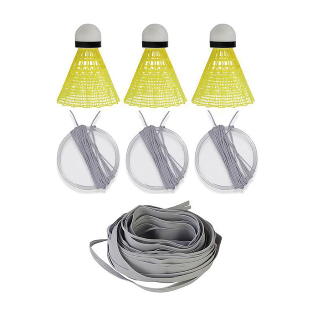 Photo 1 of Badminton Rebound Trainer, Luminous Badminton Training Tool Adjustable Badmintons Single-Player Training Device with Elastic Cord for Home Offices