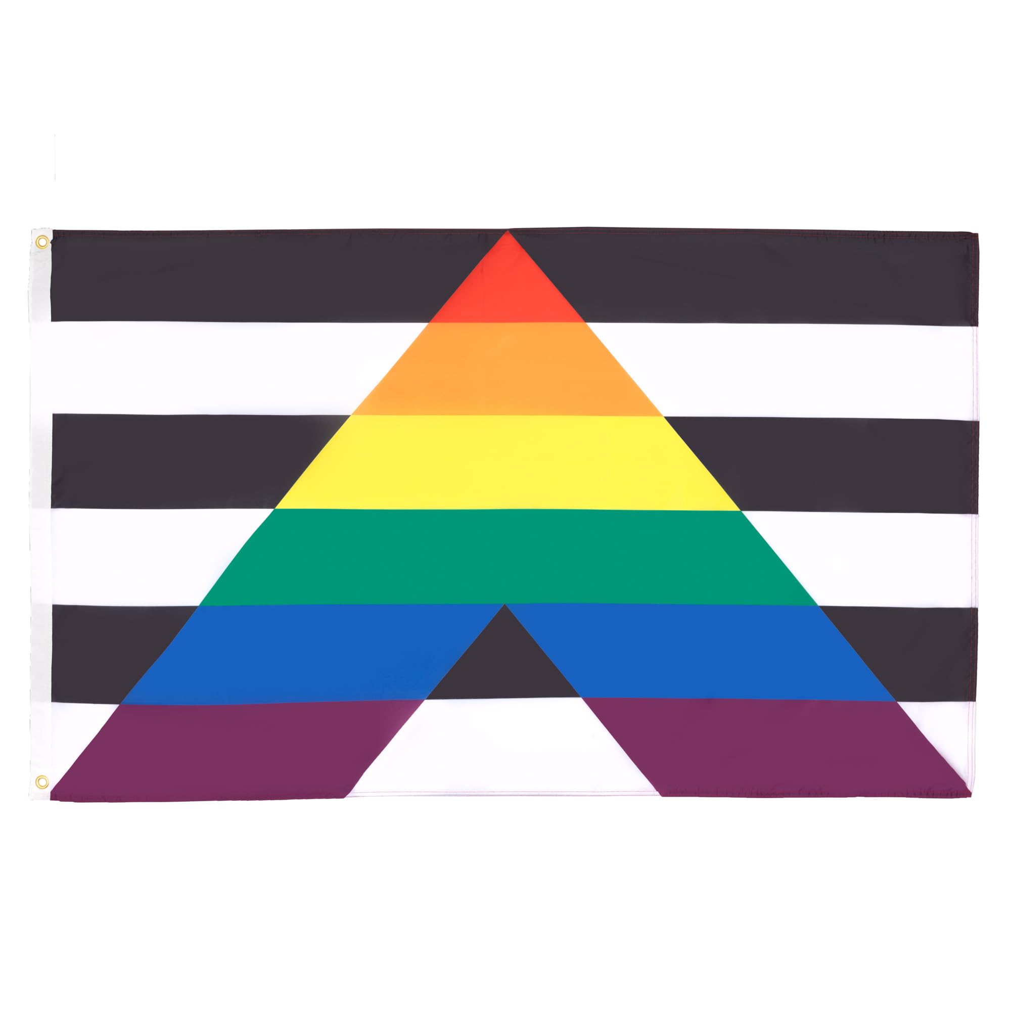 AZ FLAG - Gay Straight Alliance Flag - 3x5 Ft - 100D Polyester Tolerance Banner with Two Metal Grommets - Fade Resistant - Vivid Colors - 3' x 5' Feet - 150x90 Cm
