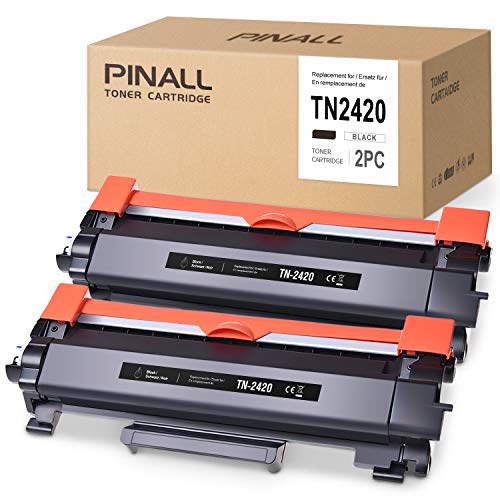 PINALL-2-Toner-Compatible-para-Brother-TN-2420-TN2420-with-Chip-Negro-para-Brother-HL-L2310D-HL-L2350DN-HL-L2370DN-HL-L2375DW-DCP-L2530DW-DCP-L2510D-MFC-L2710DN-MFC-L2710DW-MFC-L2710DW