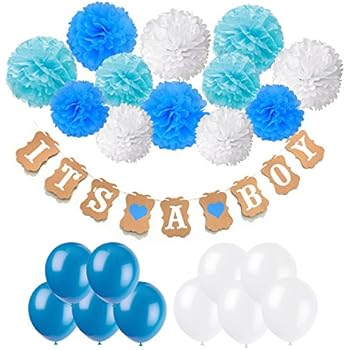 Amazon Com Baby Shower Decorations Cocodeko It Is A Boy Paper
