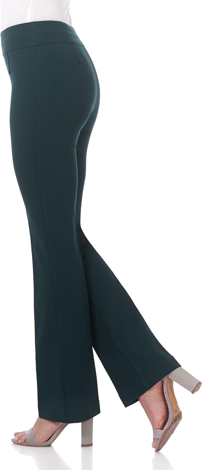 Rekucci Women's Secret Figure Pull-On Knit Bootcut Pant w/Tummy Control at  Women’s Clothing store