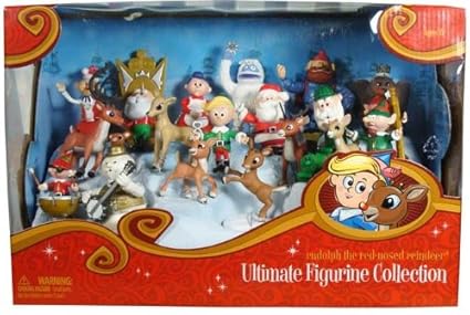 rudolph figurine set