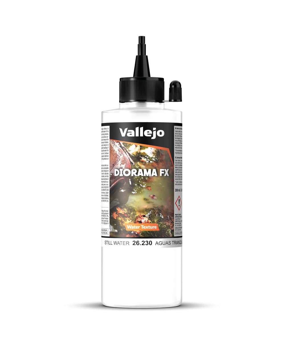 Vallejo Diorama FX Acrylic Paint, Realistic Terrain Effects for Models, 200 ml, Simulates Water, Snow, Mud, and Ground Textures