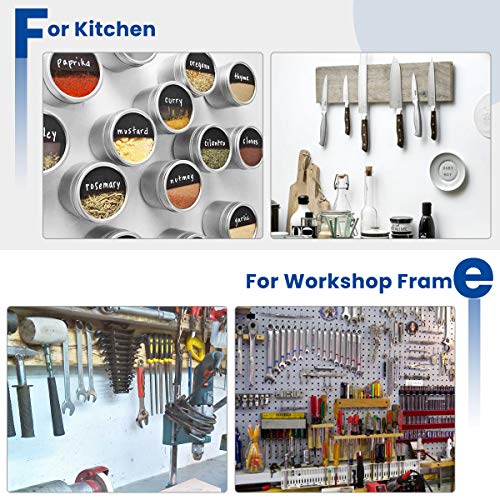 Neodymium Disc 10 Pack, 26lbs Pull Force Strong With