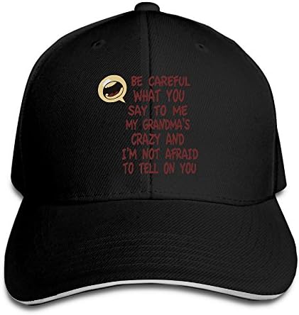 My Grandma's Crazy Funny Men's Baseball Caps Trucker Hats