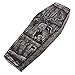 Halloween Haunters 5 Foot Instant Pop-Up Black Coffin Prop Decoration - Creepy Collapsible Fabric and Wire Casket - Gothic Graveyard Haunted House Party Display