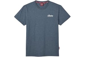 Indian Motorcycle Men's Mixed Embroidery Print T-Shirt, Blue - 2833261