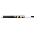 posca Authentic Marker, 1 White Professional Grade Paint Marker with 1MR Extra Fine Tip