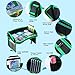 Kids Travel Tray, ZALALOVA Car Seat Travel Tray Children Eating Snack & Drawing Tray Waterproof Play Table