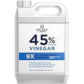 45% Pure Vinegar - 9X Concentrated Industrial Grade, All Purpose, Biodegradable, One of Strongest Available. (16 oz (473ml))