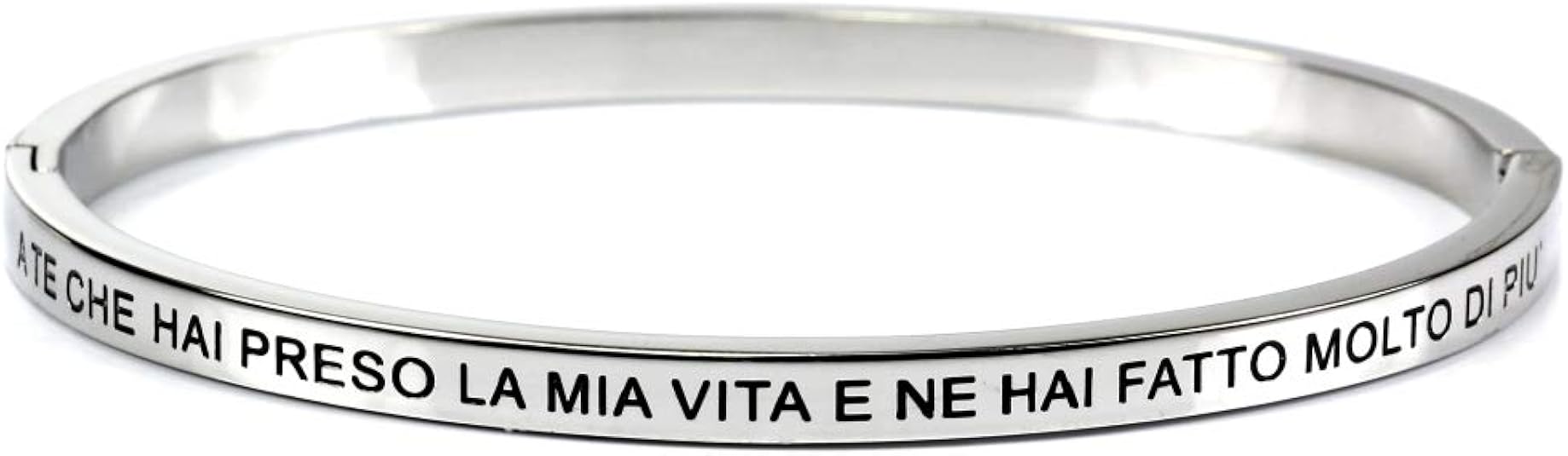 Brosway Bracciale Rigido Donna In Acciaio E Cristalli – Collezione Chakra Con Lettera C, BHKB051