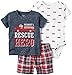 Carter's Baby Boys' 3 Piece Plaid Diaper Cover Set