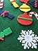 NIGHT-GRING 95x68cm 3 Felt Wall Hanging Christmas Tree Set with Ornaments