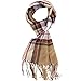 Lucky Leaf Women Men Winter Luxury Cozy Wool Warm Tartan Checked Plaid Wrap Scarf