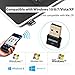 Bluetooth CSR 4.0 USB Dongle Adapter, EKSEN Bluetooth Transmitter and Receiver For Windows 10/8 / 7 / Vista - Plug and Play on Win 8 and above - Black And White