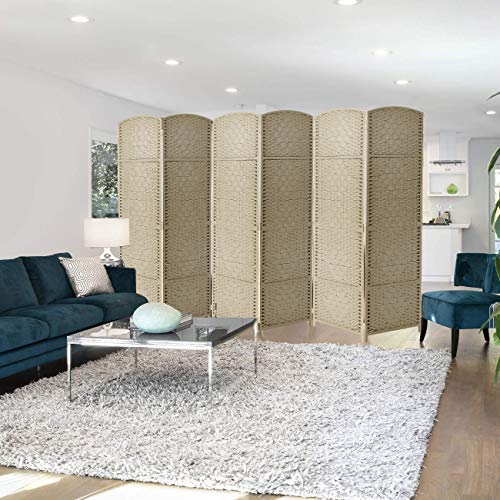 Sorbus Room Divider Privacy Screen, 6 ft. Tall Extra Wide Foldable