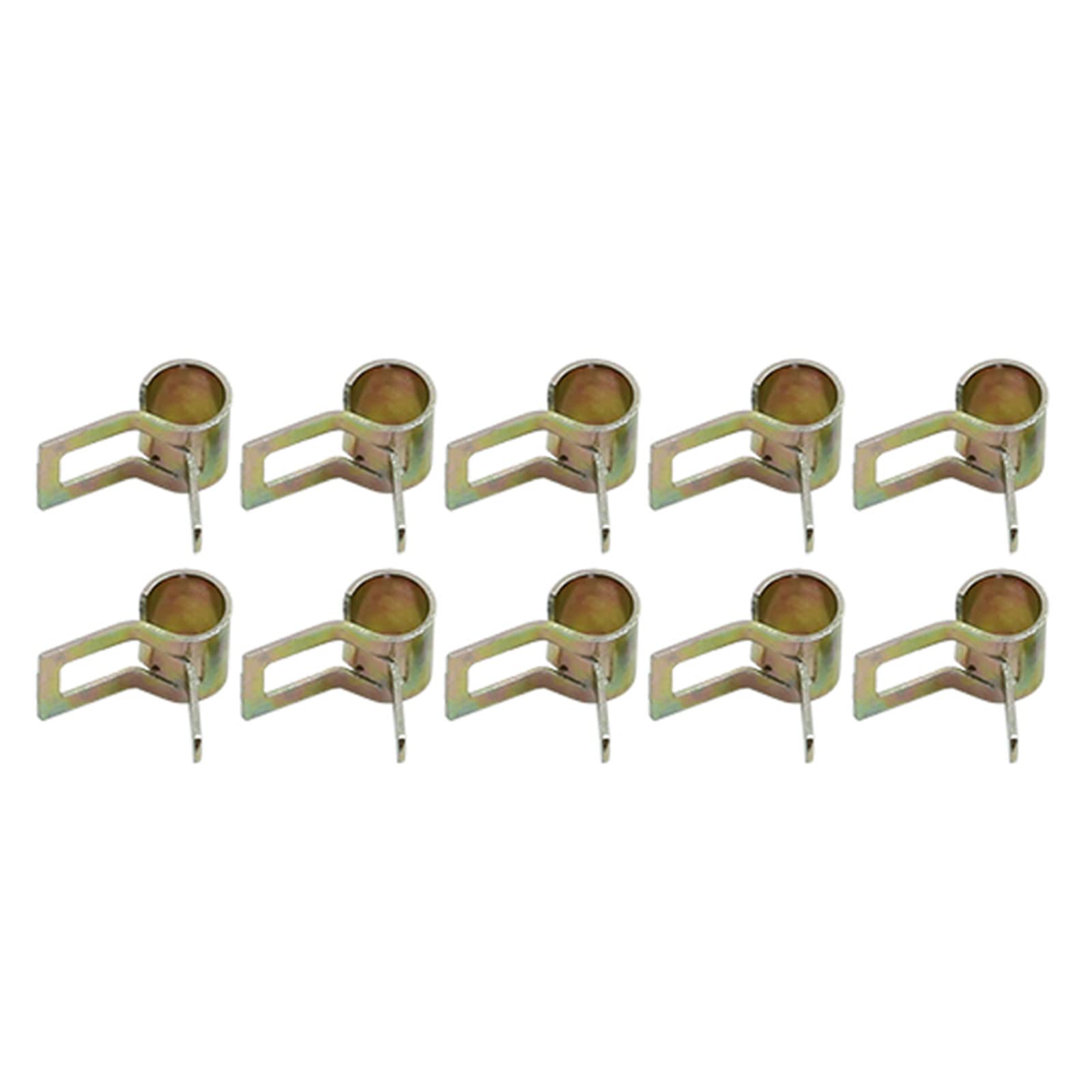 METALLIXITY Spring Hose Clamps (9mm/0.35") 60Pcs, Metal Clip - for Home Garden Tube Pipe Fastening