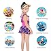 Miniatree Toddler Girls Swimsuit Skirt - Kid One Piece Swimwear Baby Bathing Suit Cute Swimming Rash Guards