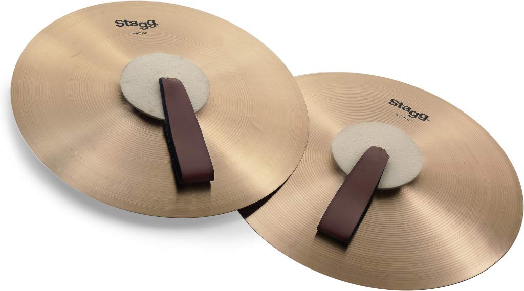 Stagg Pair of Marching/Concert Cymbals - 16 Inch