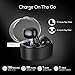 Bluetooth Earbuds Bluetooth Headphones Wireless Headphones HD Stereo Mini Wireless Earbuds Bluetooth V4.2 Headset with Portable Charger Built-in Mic for iPhone and Android Smartphones (2PCS - Black)