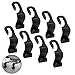 IPOW 8 Pack Strong Car Back Seat Headrest Hanger,Easy Installation SUV Storage Easy Hooks for Bag Purse Cloth Grocery