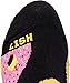 LISH Fun Running Compression Socks - Graduated 15-25mmHG Colorful Knee High Sport Socks for Men and Women (Donut, S/M)