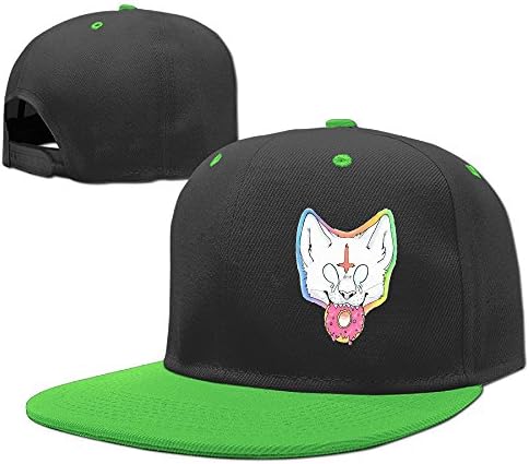 REBORN Odd Future Wolf Logo Kid's Adjustable Snapback Hip-hop Baseball Cap KellyGreen