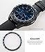 Ringke Bezel Styling for Galaxy Watch 42mm / Gear Sport Bezel Ring Adhesive Cover Anti Scratch Aluminum Protection Tachymeter [Aluminium] for Galaxy Watch Accessory GW-42-09