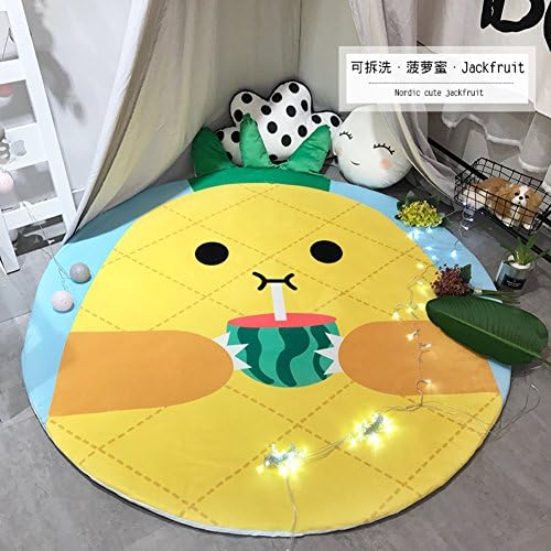 HOMMEMAT Cartoon Animal Floor mat,Baby Crawling mat Baby Play mat 59" d-D