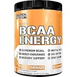 Evlution Nutrition BCAA Energy - Energizing Amino Acid for Muscle Building Recovery and Endurance, 30 Servings (Peach Lemonade)