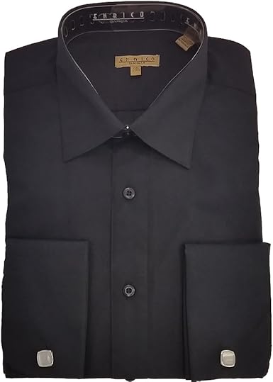 black french cuff dress shirt