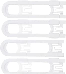 4pcs Correderas Gabinete Cerraduras En Forma De U De Seguridad Del Bebé