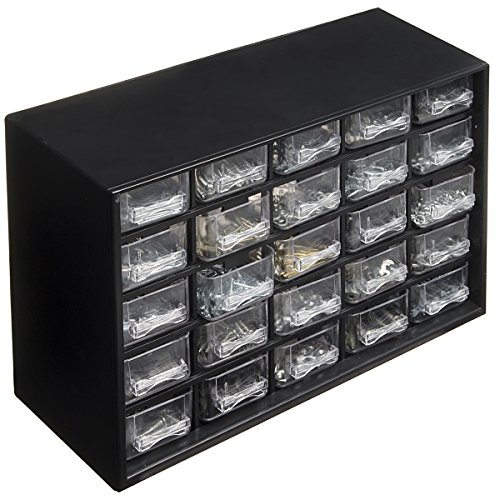 987pc Hardware Accessory Set Plastic Organizer Storage Chest