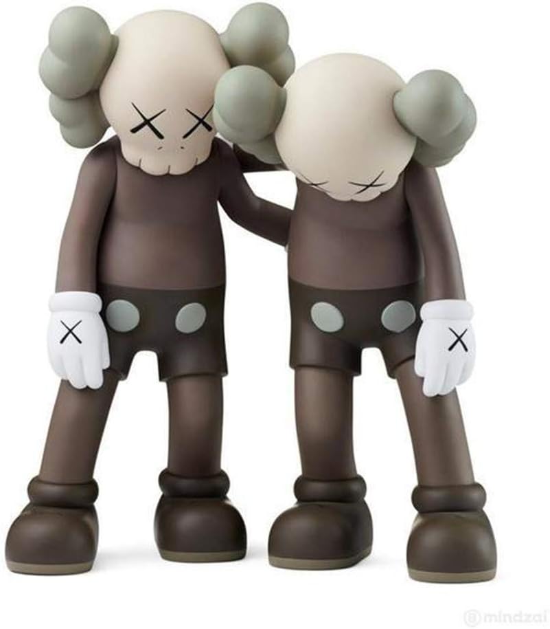 Summerweather 11" 26cm Prototype KAWS Original Fake Dissected Companion Model Art Toys Action Figure Collectible Model Toy (Brown)